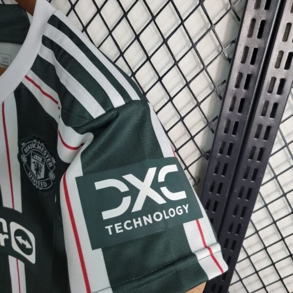 Manchester United Auswärtstrikot Kinder Mini Kit 2023-2024