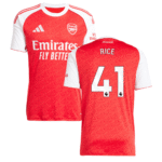 Arsenal Declan Rice 41 Home Trikot 2025-2026