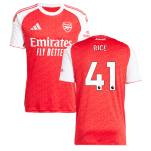 Arsenal Declan Rice 41 Home Trikot 2025-2026