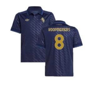 Juventus Teun Koopmeiners 8 Third Trikot Kinder 2024-2025