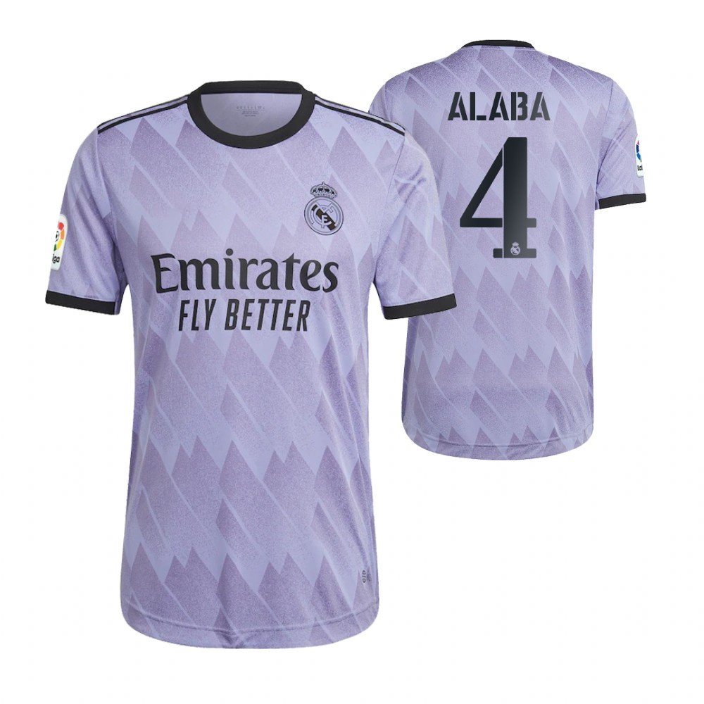 Real Madrid David Alaba 4 Away Trikot 2022-2023 Real Madrid David Alaba 4 Away Trikot 2022-2023