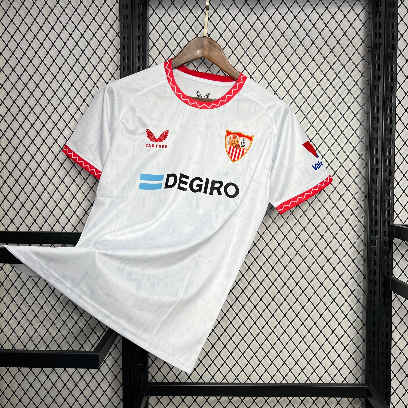 Sevilla FC Home Trikot 2024-2025 - Weiß Sevilla FC Home Trikot 2024-2025 - Weiß