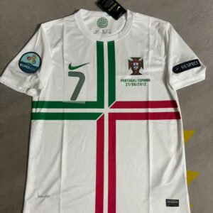 Portugal Cristiano Ronaldo 7 Retro Away Trikot EM 2012