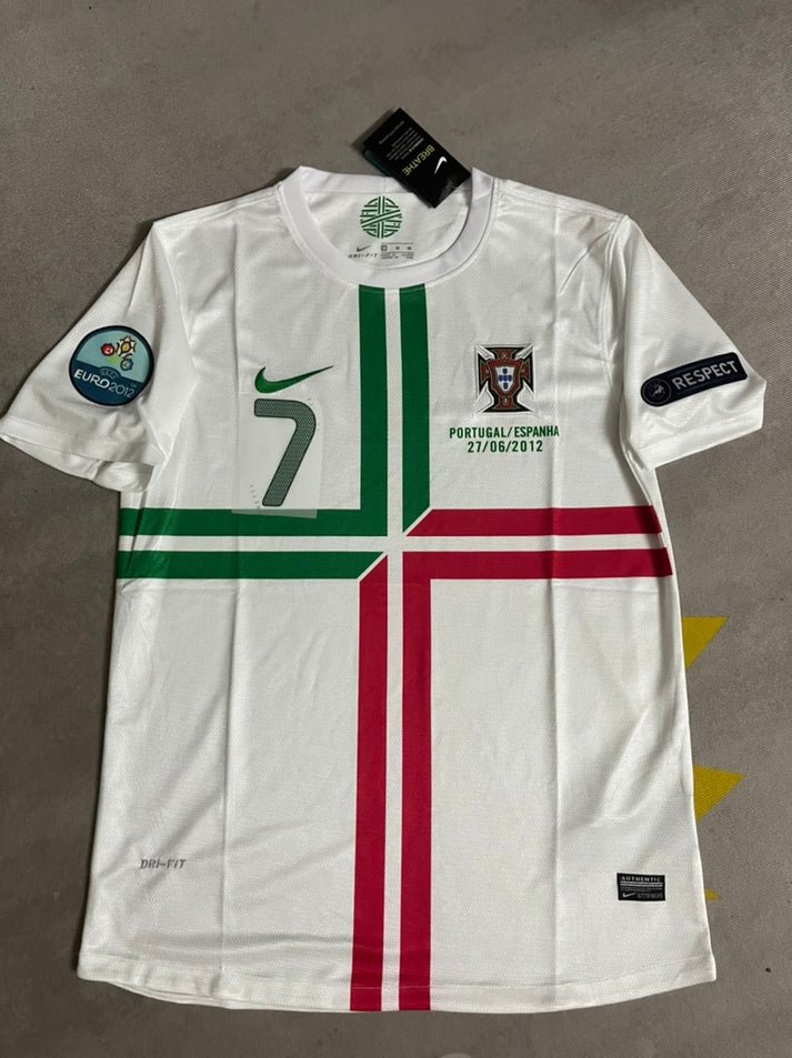 Portugal Cristiano Ronaldo 7 Retro Away Trikot EM 2012