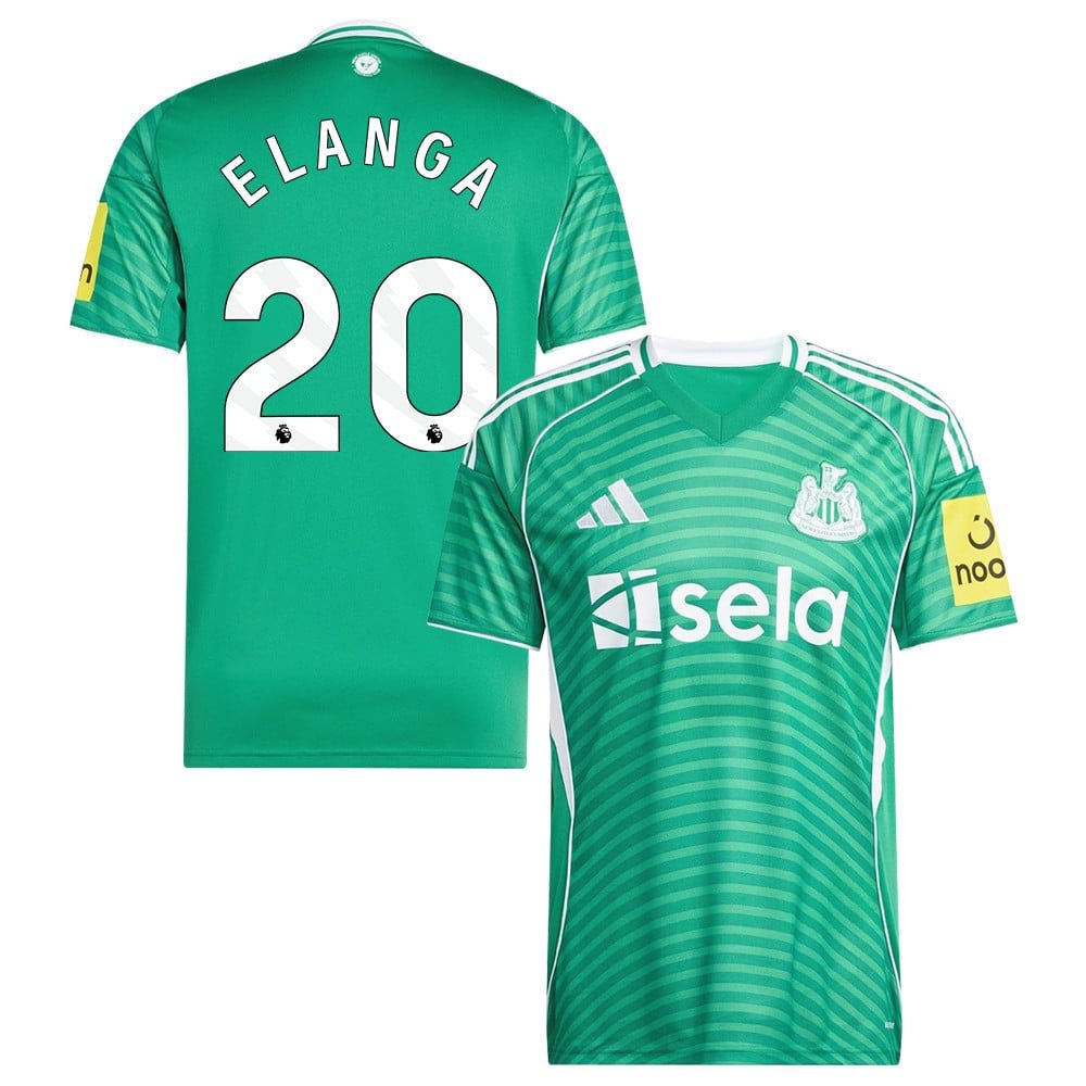 Newcastle United Anthony Elanga 20 Away Trikot 2025-2026 Newcastle United Anthony Elanga 20 Away Trikot 2025-2026