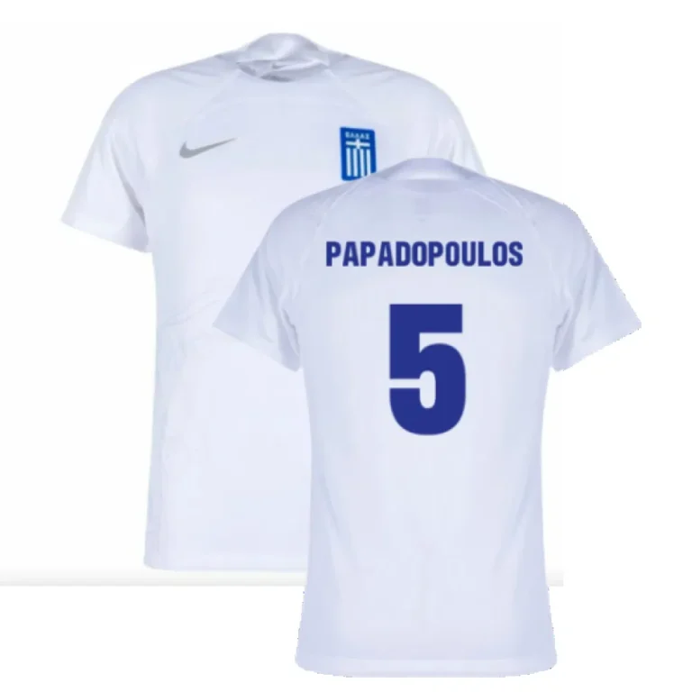 Griechenland Kyriakos Papadopoulos 5 Home Trikot 2024-2025