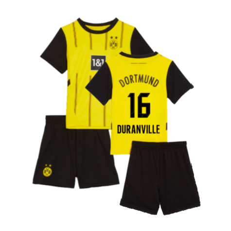 Borussia Dortmund Julien Duranville 16 Heimtrikot Kinder 2024-2025