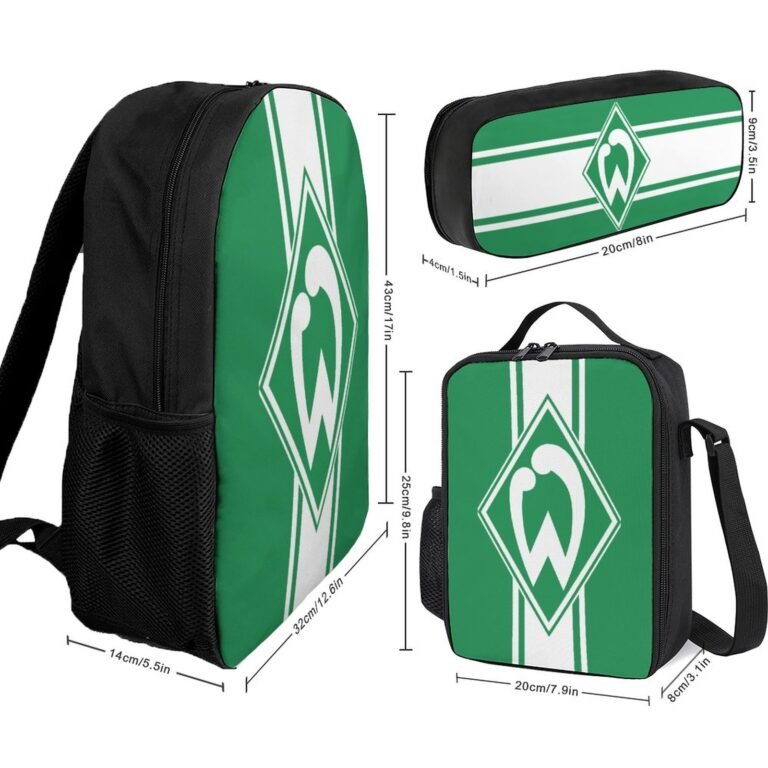 Werder Bremen Student Schulranzen Lunchbag Stifttasche Kombination