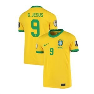Brasilien Gabriel Jesus 9 Home Trikot 2020-2021