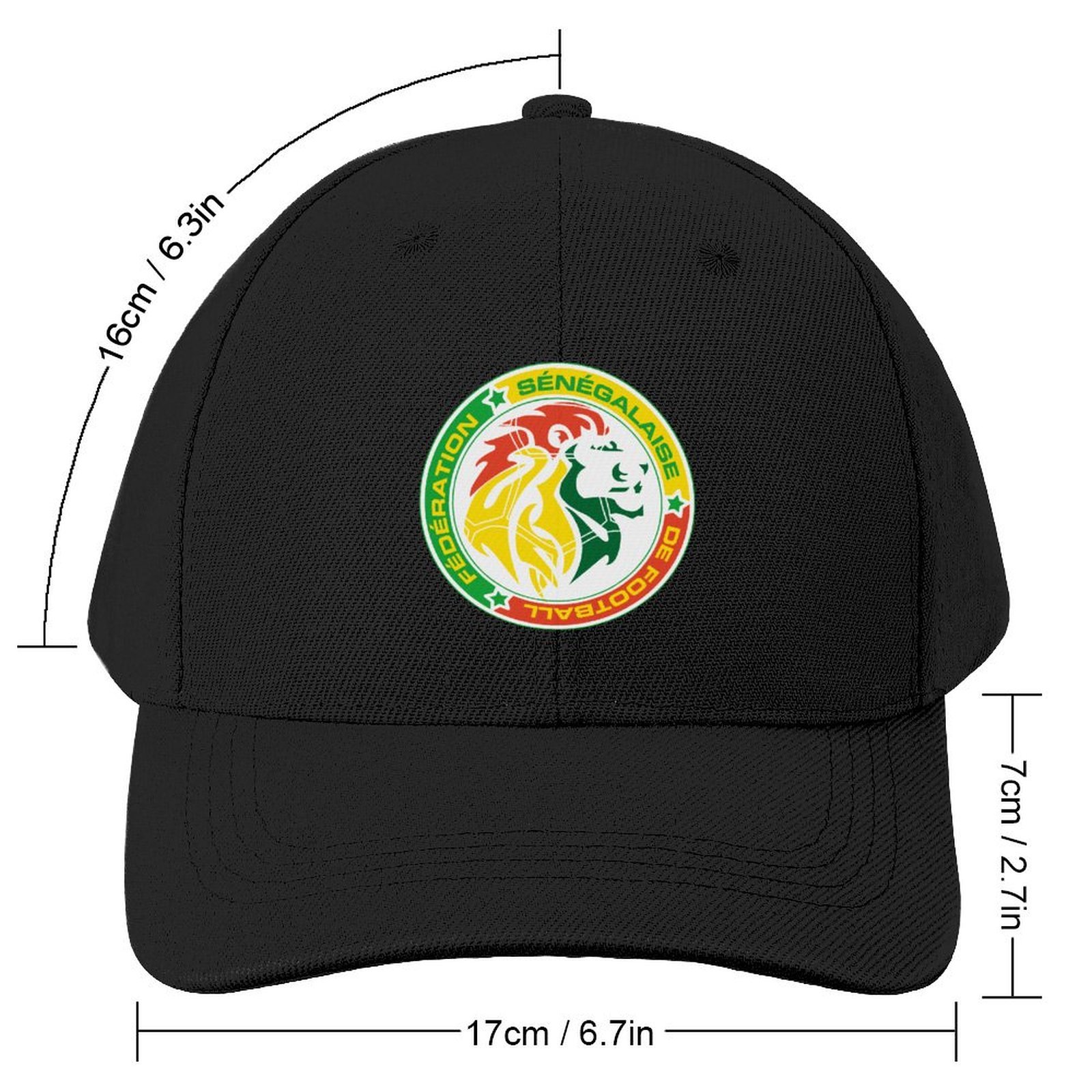 Senegal Baseball Cap Verstellbar Reine Farbe Baseballkappe Mütze Senegal Baseball Cap Verstellbar Reine Farbe Baseballkappe Mütze