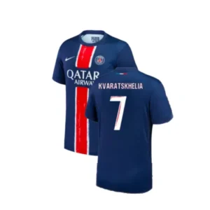 Paris Saint-Germain Khvicha Kvaratskhelia 7 Home Trikot 2024-2025