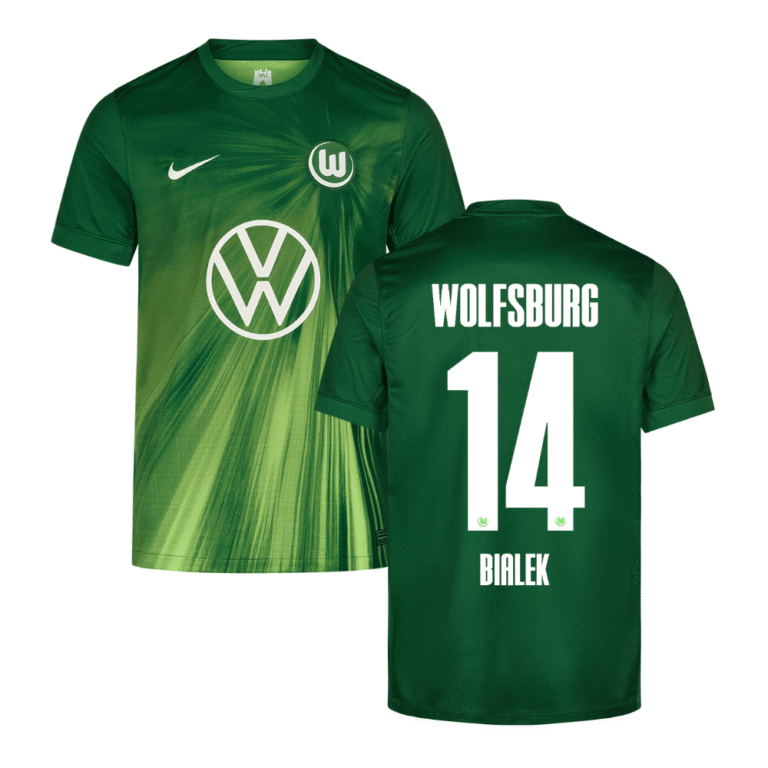 VFL Wolfsburg Bartosz Bialek 14 Home Trikot 2025-2026