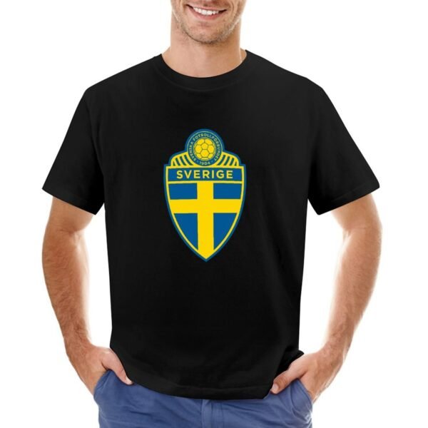 Schweden Stretch Slim Cneck Gildan Tee T-Shirt Herren