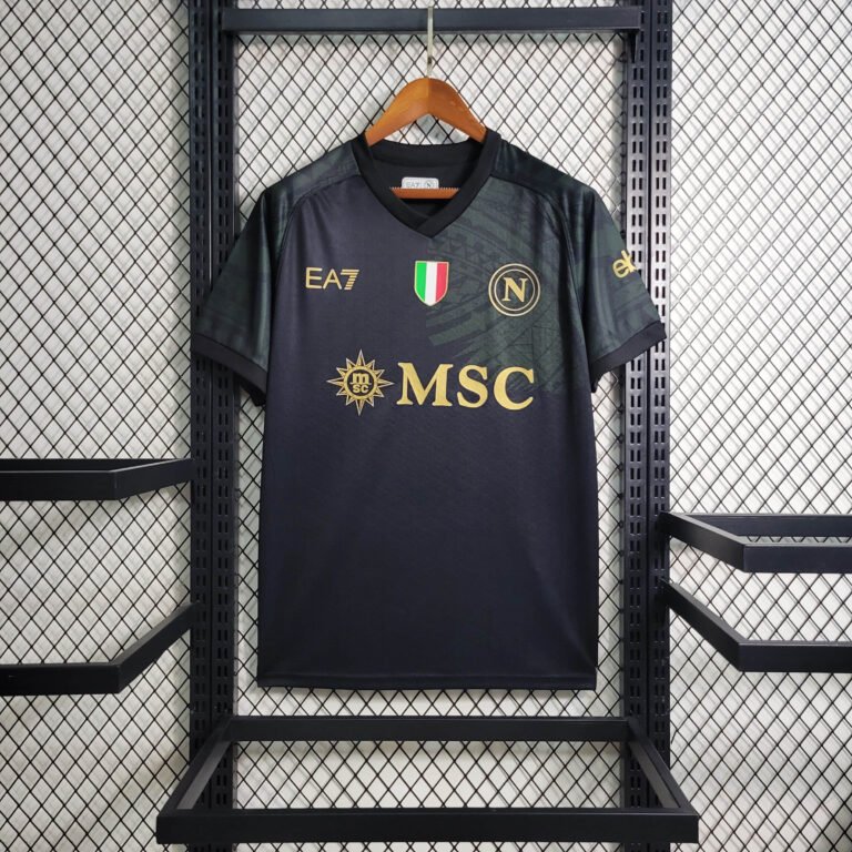 SSC Neapel Third Trikot 2023-2024 - Schwarz