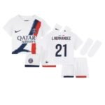 PSG Lucas Hernández 21 Auswärtstrikot Kinder Mini Kit 2024-2025