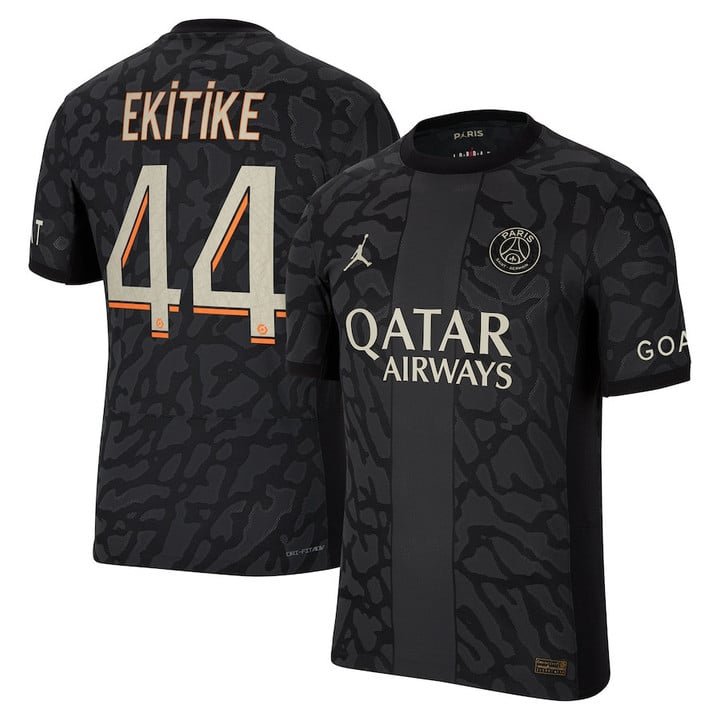 Paris Saint-Germain Hugo Ekitike 44 Third Trikot 2023-2024 Paris Saint-Germain Hugo Ekitike 44 Third Trikot 2023-2024