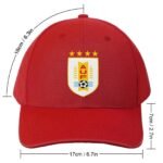 Uruguay Baseball Cap Verstellbar Reine Farbe Baseballkappe Mütze
