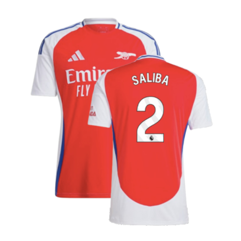 Arsenal William Saliba 2 Home Trikot 2024-2025