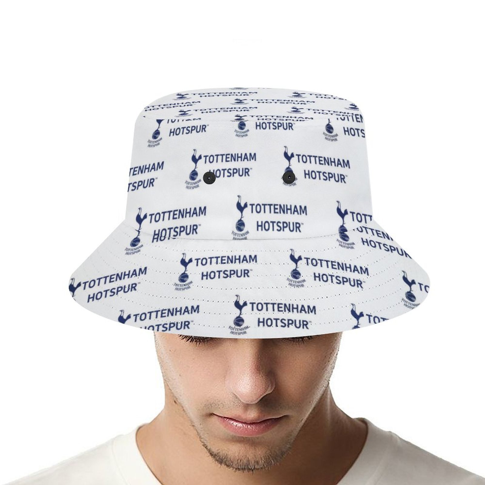 Tottenham Hotspur Karomuster Sommer Sonnenhut Reversible Bucket Hat Tottenham Hotspur Karomuster Sommer Sonnenhut Reversible Bucket Hat