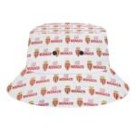 AS Monaco Karomuster Sommer Sonnenhut Reversible Bucket Hat