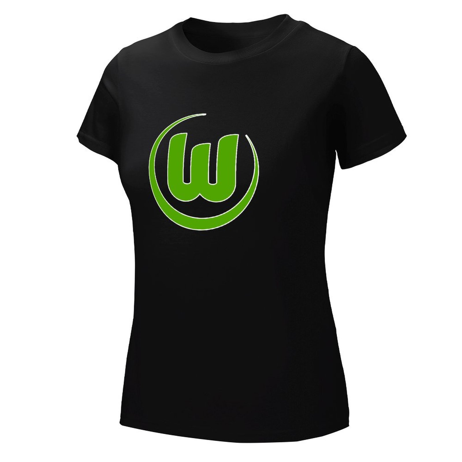 VfL Wolfsburg Damen Kurzarm Rundhals T-Shirt Casual Sommer Tops VfL Wolfsburg Damen Kurzarm Rundhals T-Shirt Casual Sommer Tops