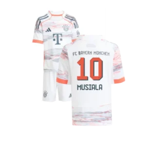 Bayern München Jamal Musiala 10 Auswärtstrikot Kinder 2025-2026