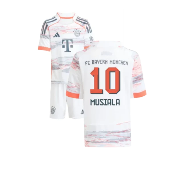 Bayern München Jamal Musiala 10 Auswärtstrikot Kinder 2025-2026