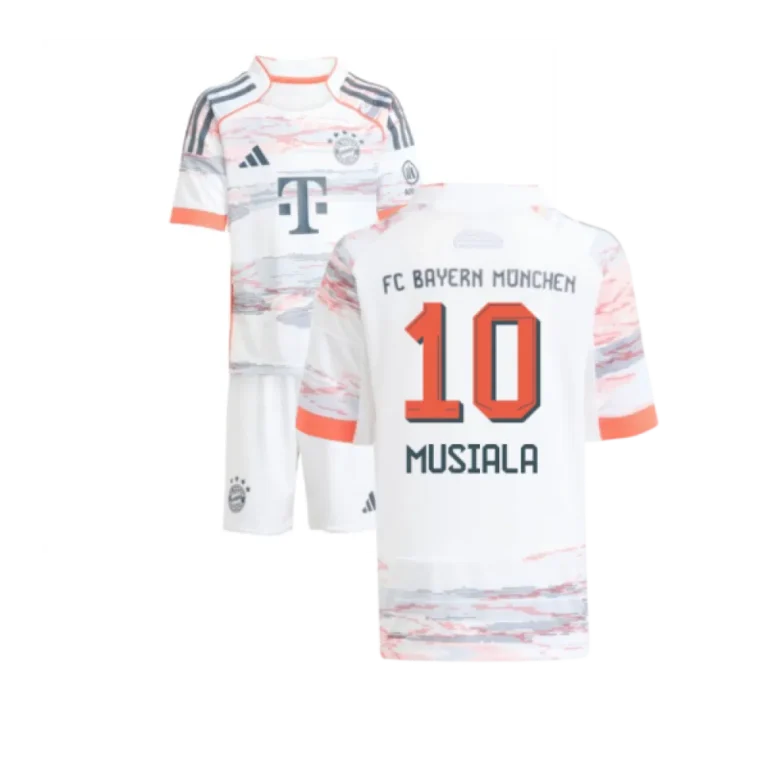 Bayern München Jamal Musiala 10 Auswärtstrikot Kinder 2025-2026