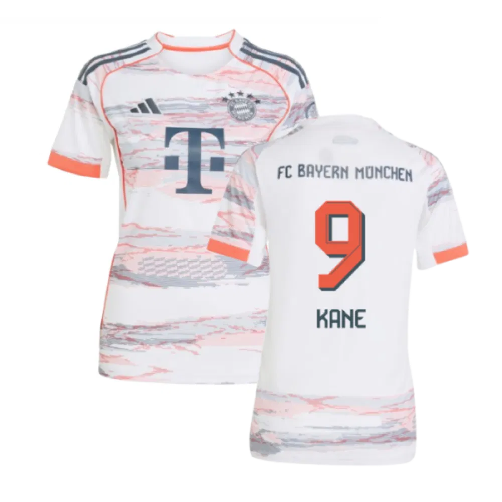 FC Bayern München Harry Kane 9 Frauen Away Trikot 2025-2026 FC Bayern München Harry Kane 9 Frauen Away Trikot 2025-2026