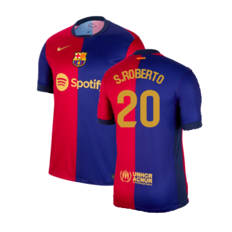 FC Barcelona Sergi Roberto 20 Home Trikot 2024-2025