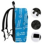 Olympique De Marseille Unisex Backpack Rucksack Outdoor Wanderrucksack