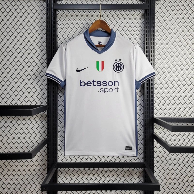 Inter Mailand Away Trikot 2024-2025 - Weiß Inter Mailand Away Trikot 2024-2025 - Weiß