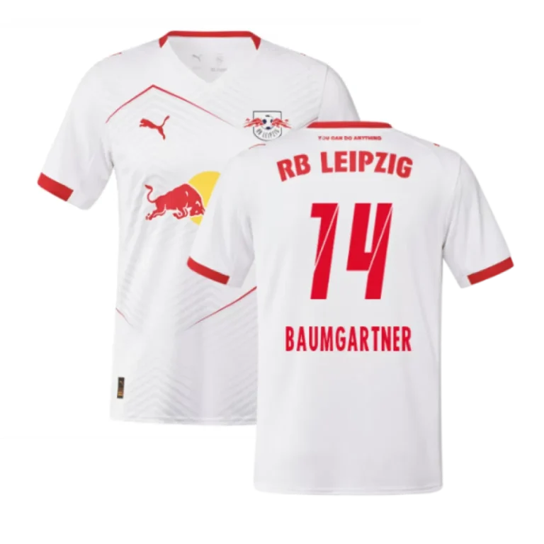 RB Leipzig Christoph Baumgartner 14 Home Trikot 2025-2026