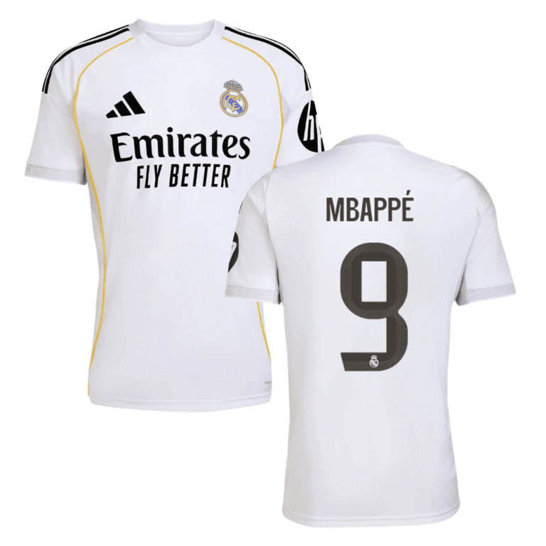 Real Madrid Kylian Mbappé 9 Home Trikot 2025-2026