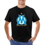 Olympique De Marseille Core Stretch Slim Cneck Gildan Tee T-Shirt Herren