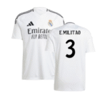 Real Madrid Éder Militão 3 Home Trikot 2024-2025