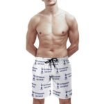 Tottenham Hotspur Herren Badehose Schnelltrocknende Strandshorts Mit Tasche Kordelzug Shorts