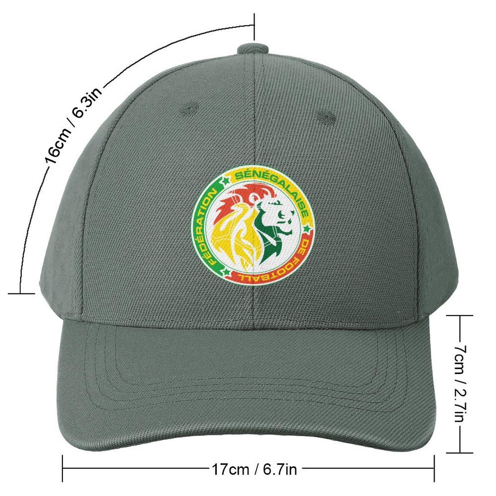 Senegal Baseball Cap Verstellbar Reine Farbe Baseballkappe Mütze Senegal Baseball Cap Verstellbar Reine Farbe Baseballkappe Mütze