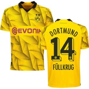 Borussia Dortmund Niclas Füllkrug 14 Third Cup Trikot 2023-2024