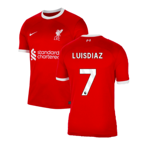 FC Liverpool Luis Diaz 7 Home Trikot 2023-2024
