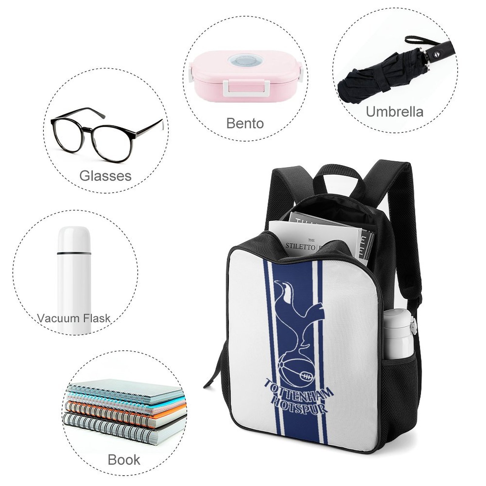 Tottenham Hotspur Kinderschultaschen Rucksäcke Für Jungen Und Mädchen Tottenham Hotspur Kinderschultaschen Rucksäcke Für Jungen Und Mädchen