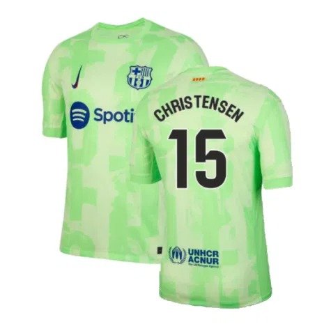 FC Barcelona Andreas Christensen 15 Third Trikot 2024-2025
