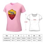 AS Rom Damen Kurzarm Rundhals T-Shirt Casual Sommer Tops