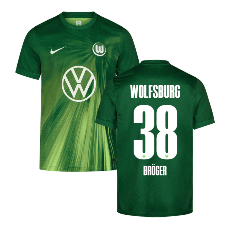 VFL Wolfsburg Bennit Bröger 38 Home Trikot 2025-2026