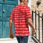 Mainz 05 Unisex 3D Vollständig Druck Kurzarm T-Shirts Beiläufige Tee Tops