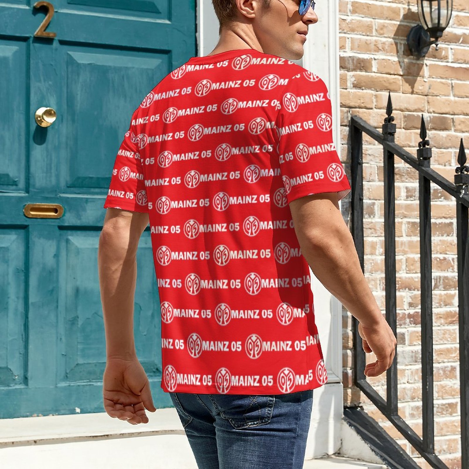 Mainz 05 Unisex 3D Vollständig Druck Kurzarm T-Shirts Beiläufige Tee Tops Mainz 05 Unisex 3D Vollständig Druck Kurzarm T-Shirts Beiläufige Tee Tops
