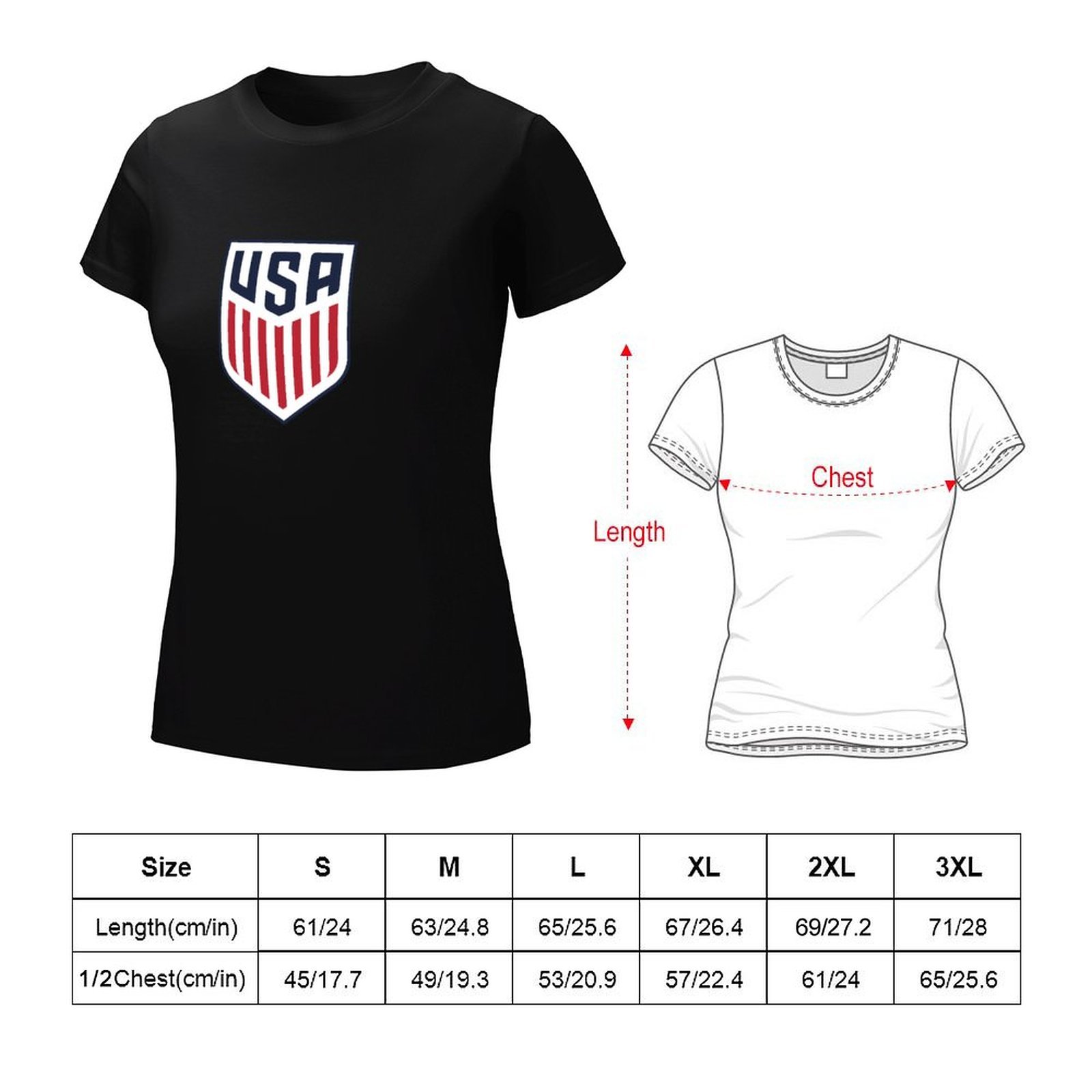 Vereinigten Staaten Damen Kurzarm Rundhals T-Shirt Casual Sommer Tops Vereinigten Staaten Damen Kurzarm Rundhals T-Shirt Casual Sommer Tops