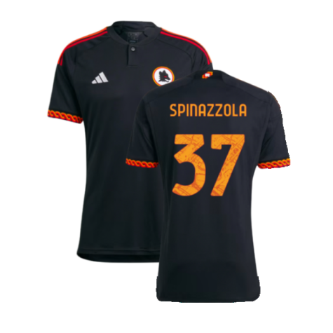 AS Rom Leonardo Spinazzola 37 Third Trikot 2023-2024