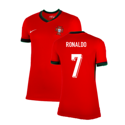 Frauen Portugal Cristiano Ronaldo 7 Home Trikot EM 2024
