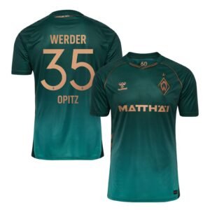 Werder Bremen Leon Opitz 35 Third Trikot 2025-2026